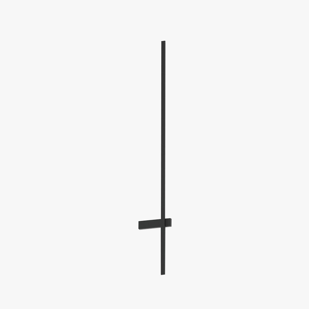 Letigot Minimalist Duo-Linear Outdoor Wall Lamp, Black