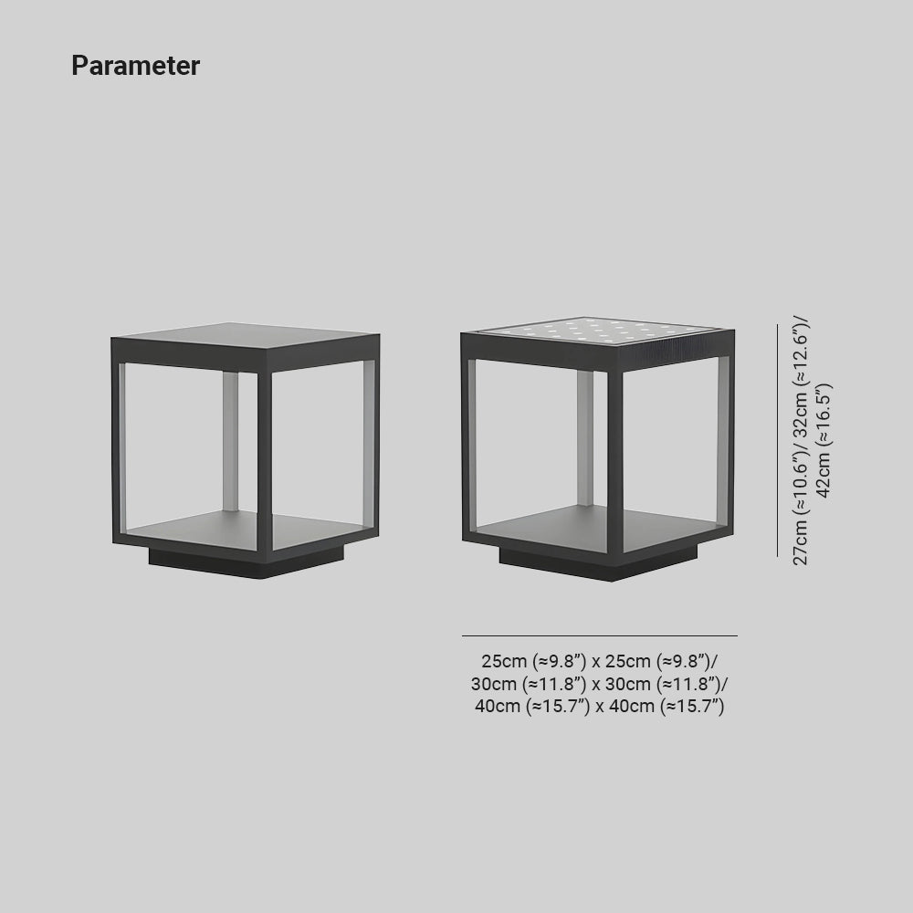 Napusom Contemporary Solar Rechargeable Outdoor Floor Lamp