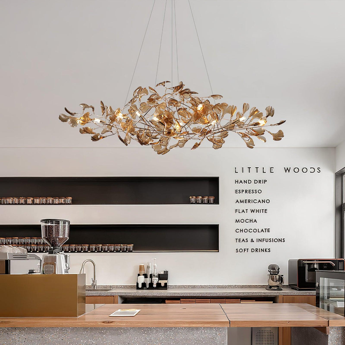 Pinerus Ginkgo Chandeliers