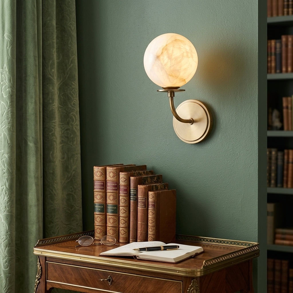 Dovenhurst Alabaster Wall Sconce
