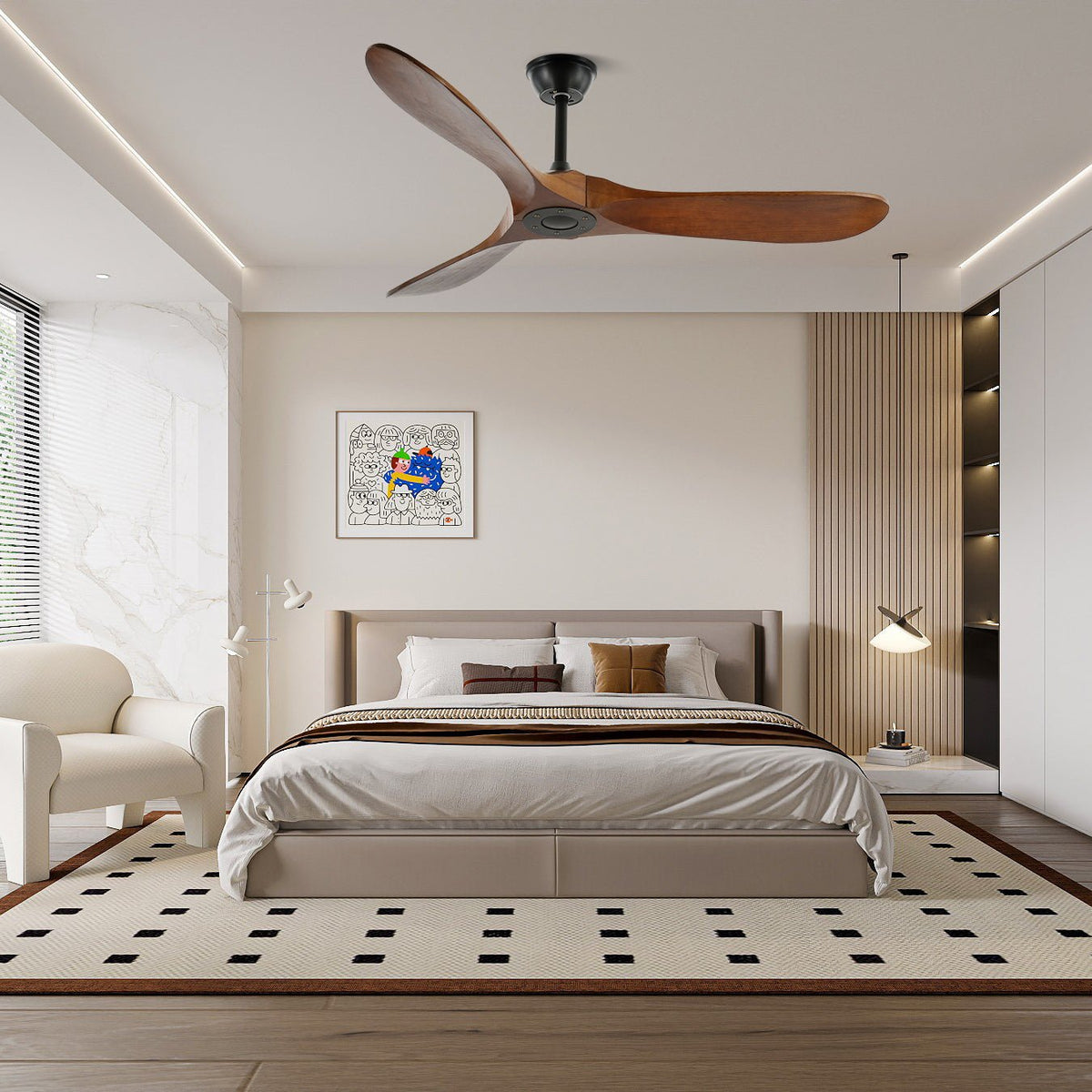 Aviona Wood Ceiling Fan
