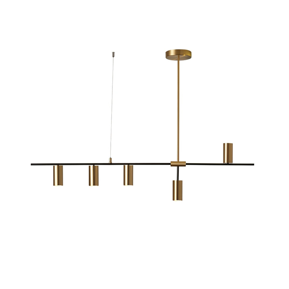 Oriarella Chandelier Brass Linear Cassandra Elegant