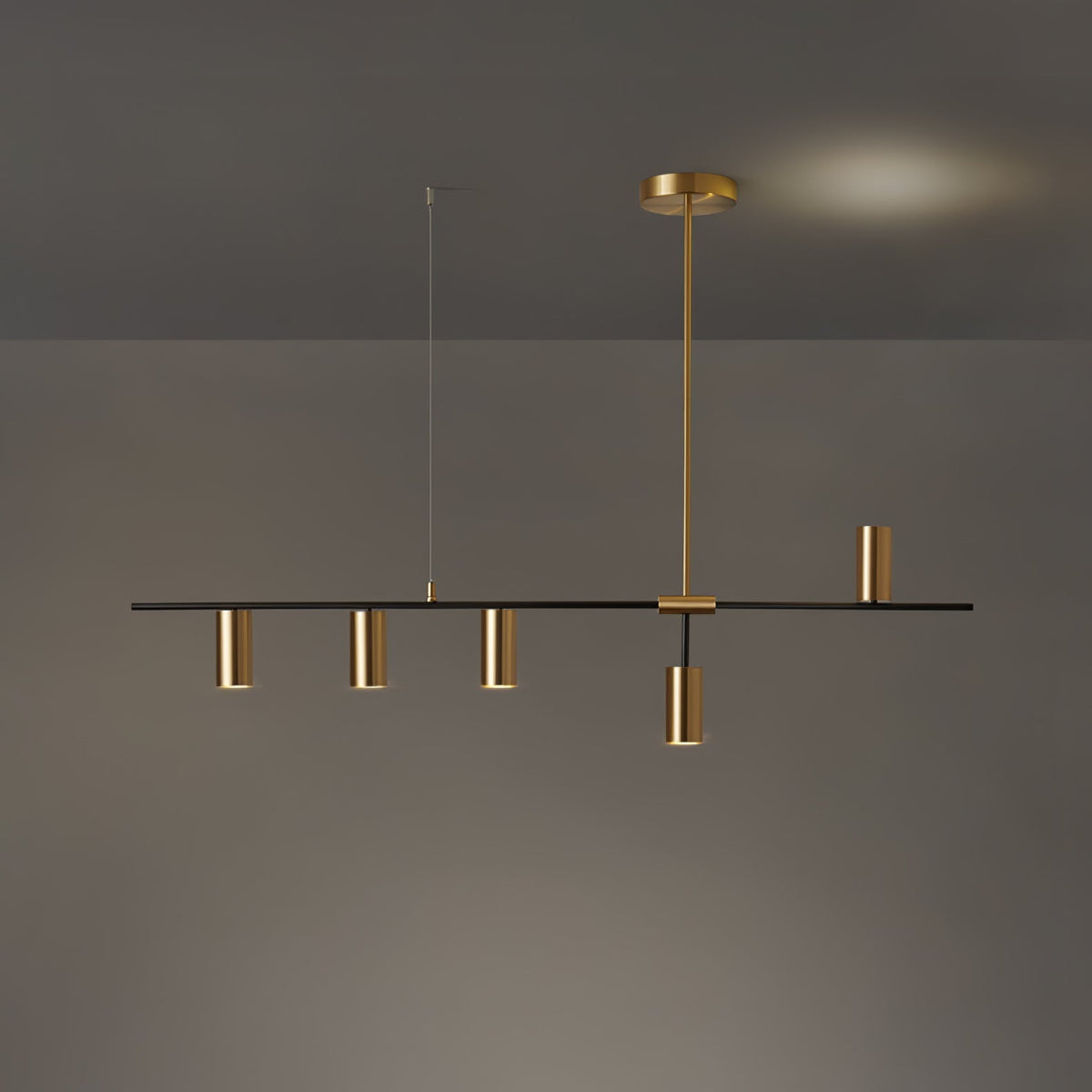 Oriarella Chandelier Brass Linear Cassandra Elegant