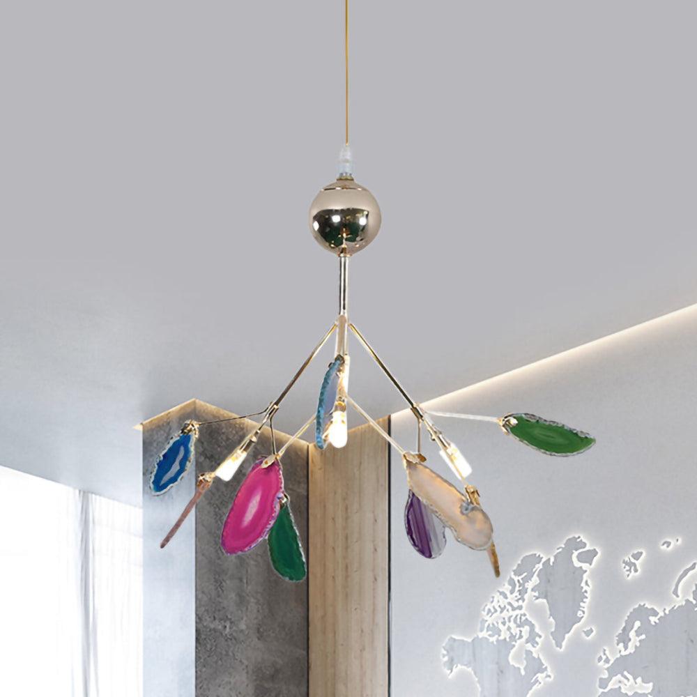 Romimul Chandelier Colorful Branching