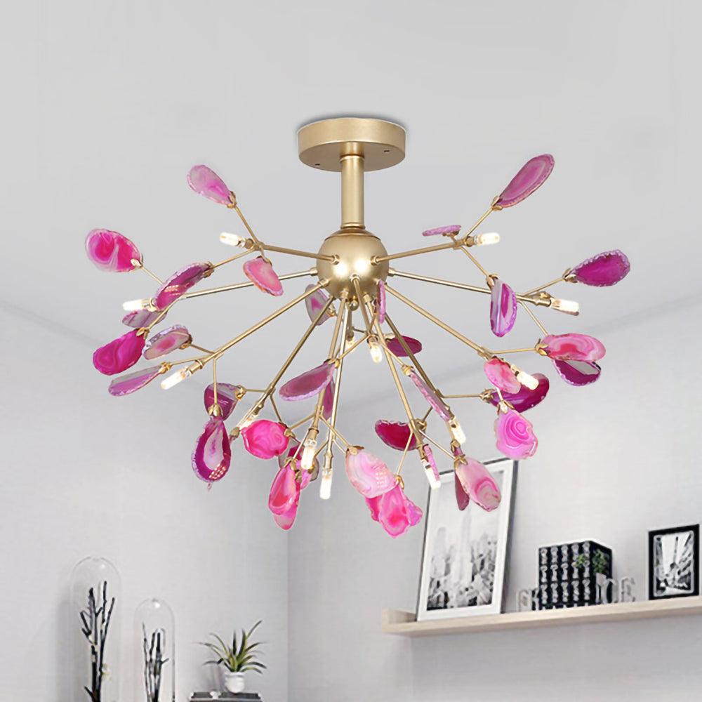 Romimul Chandelier Colorful Branching