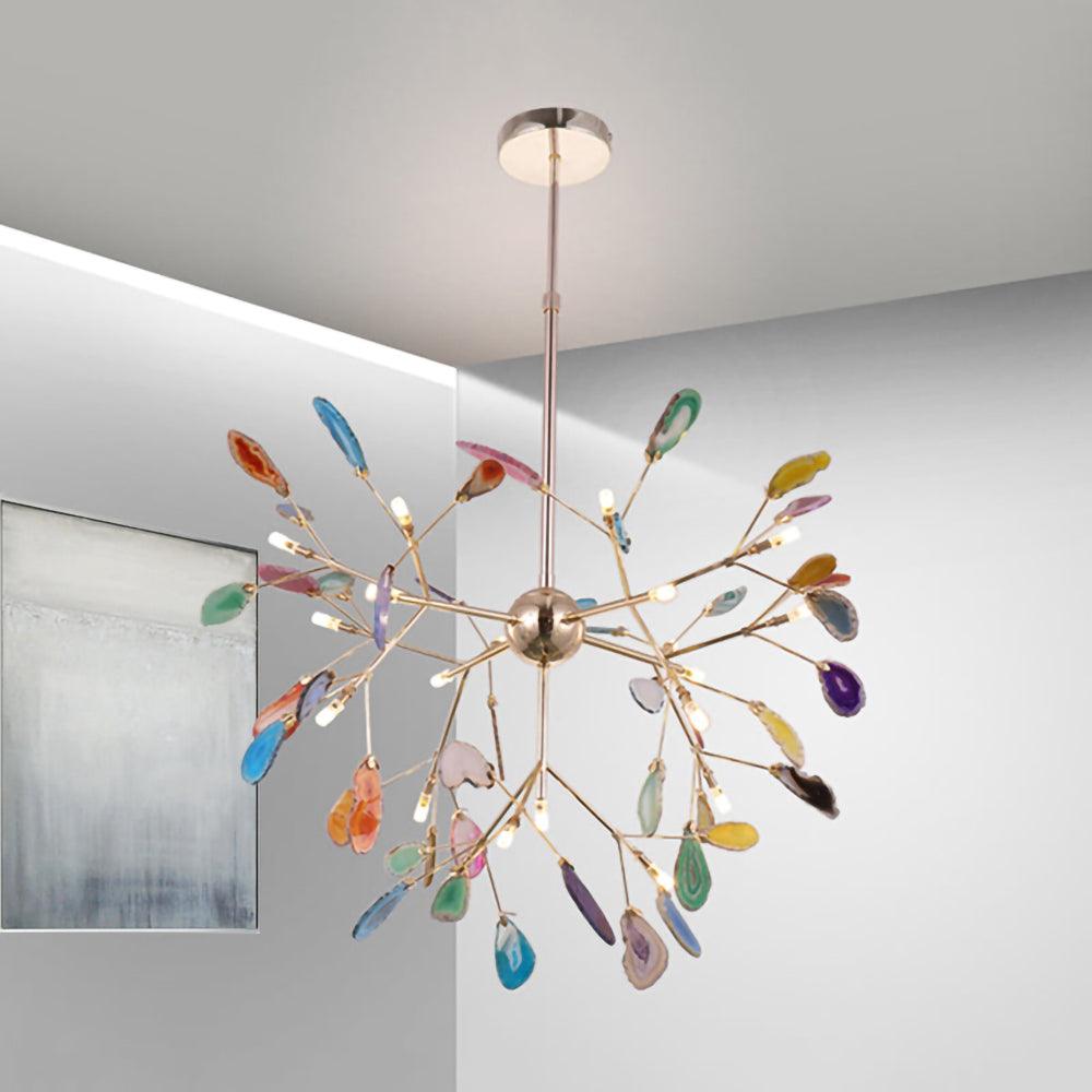 Romimul Chandelier Colorful Branching