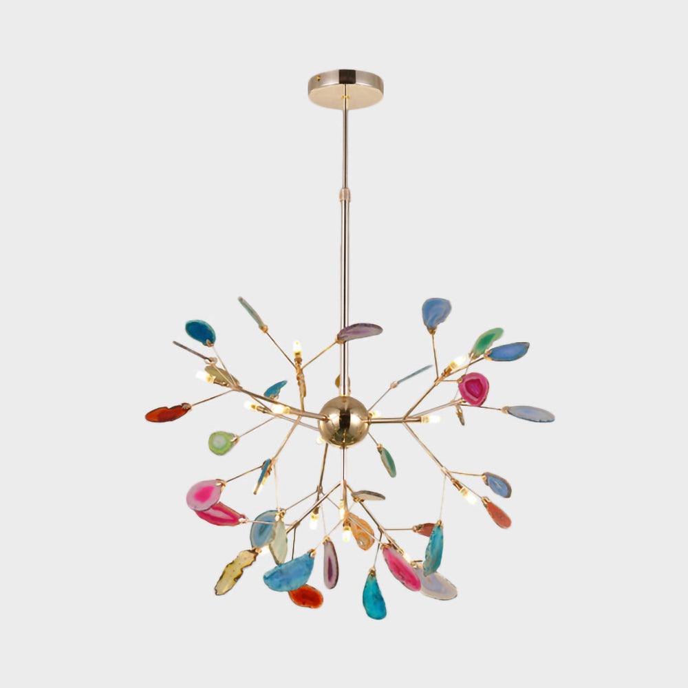 Romimul Chandelier Colorful Branching
