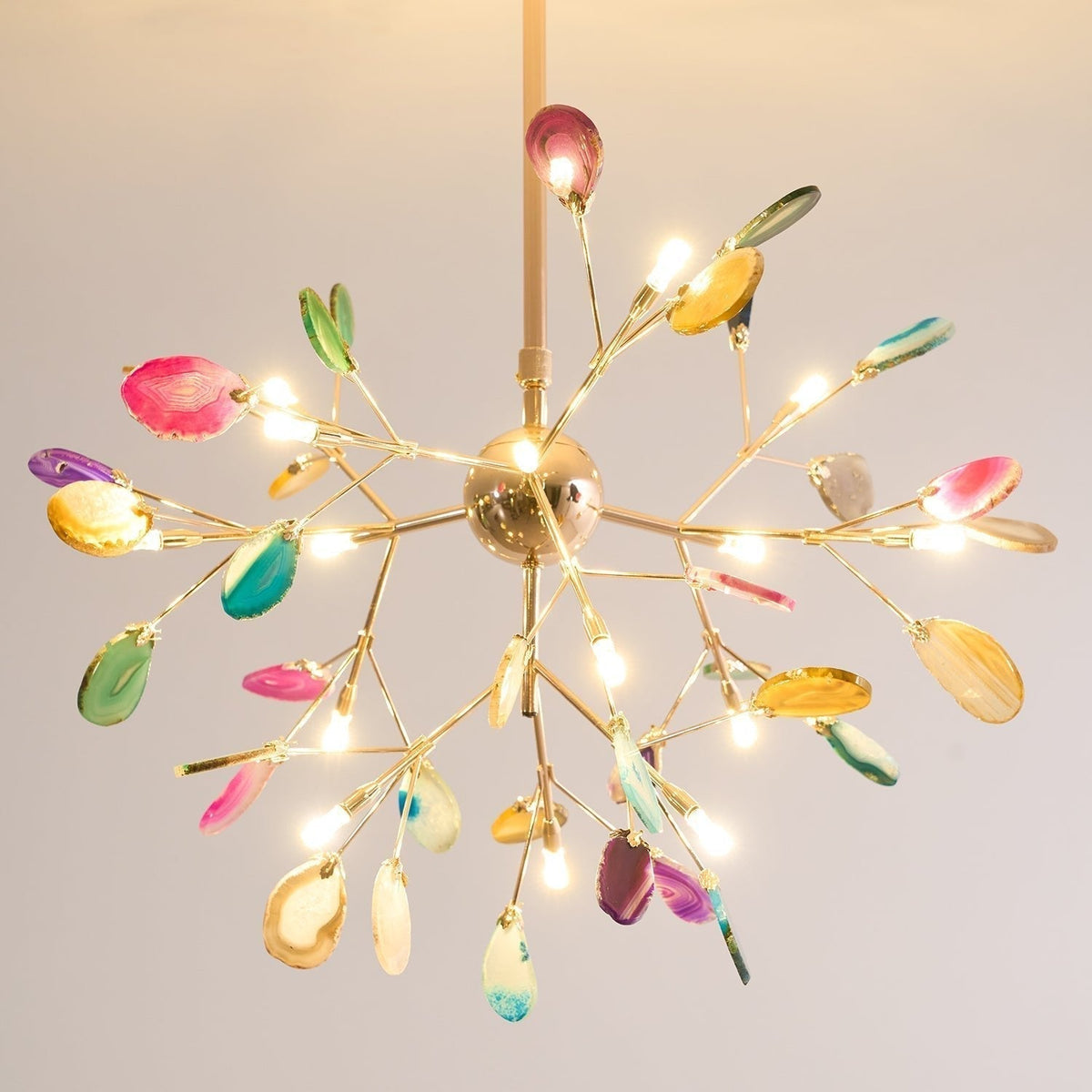 Romimul Chandelier Colorful Branching