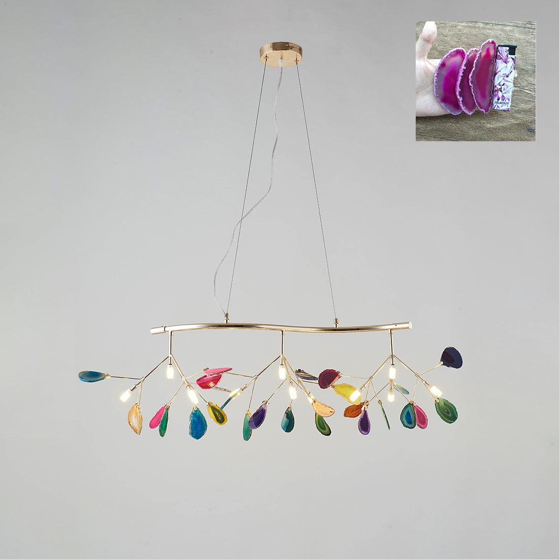 Romimul Chandelier Colorful Branching