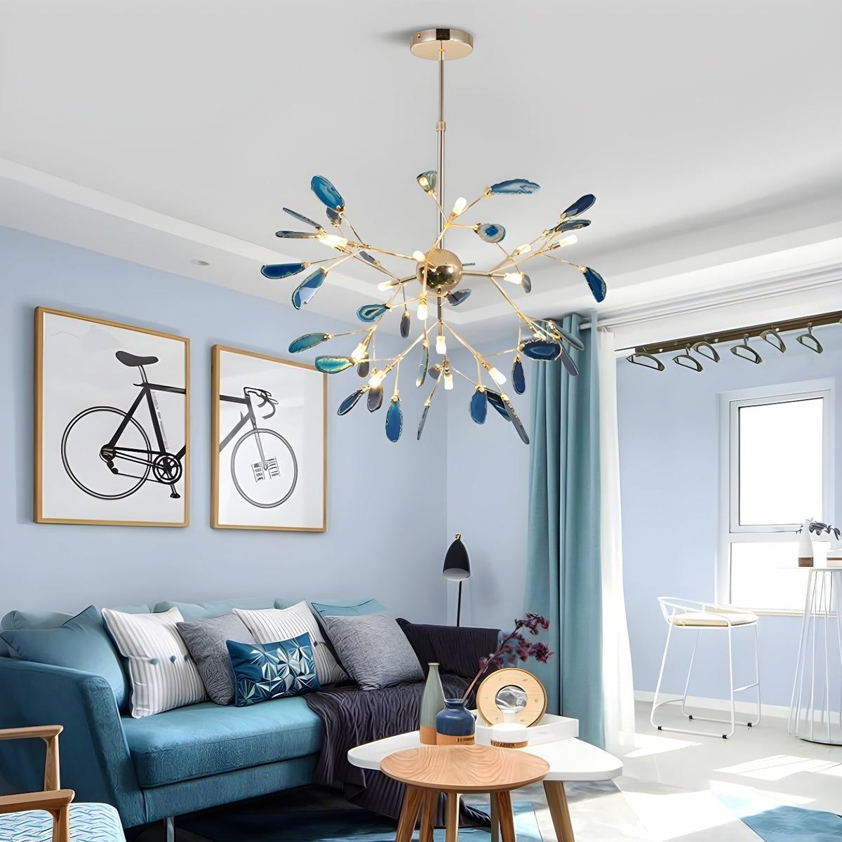 Romimul Chandelier Colorful Branching