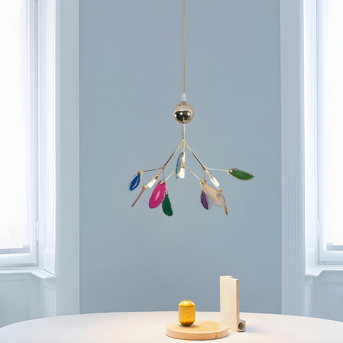 Romimul Chandelier Colorful Branching
