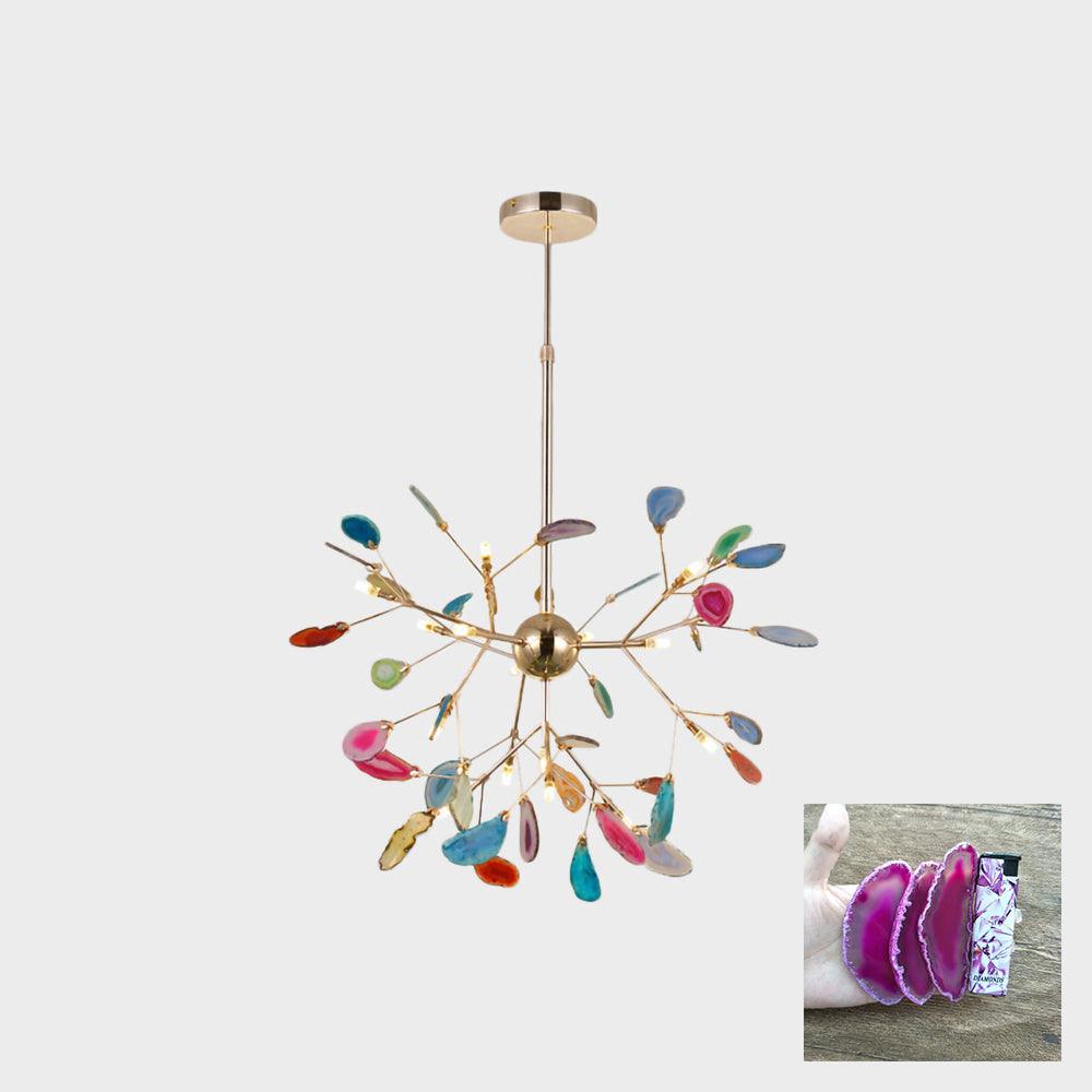 Romimul Chandelier Colorful Branching