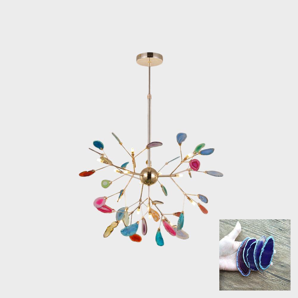 Romimul Chandelier Colorful Branching