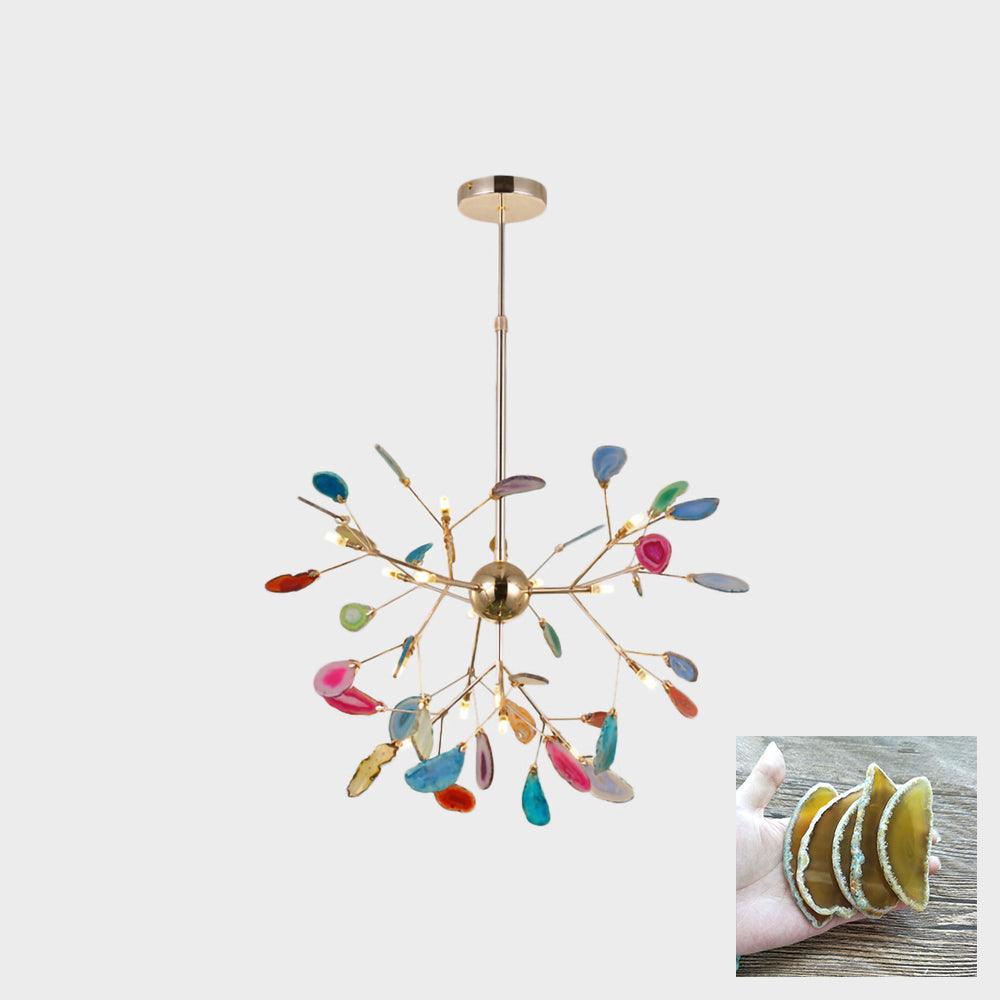 Romimul Chandelier Colorful Branching