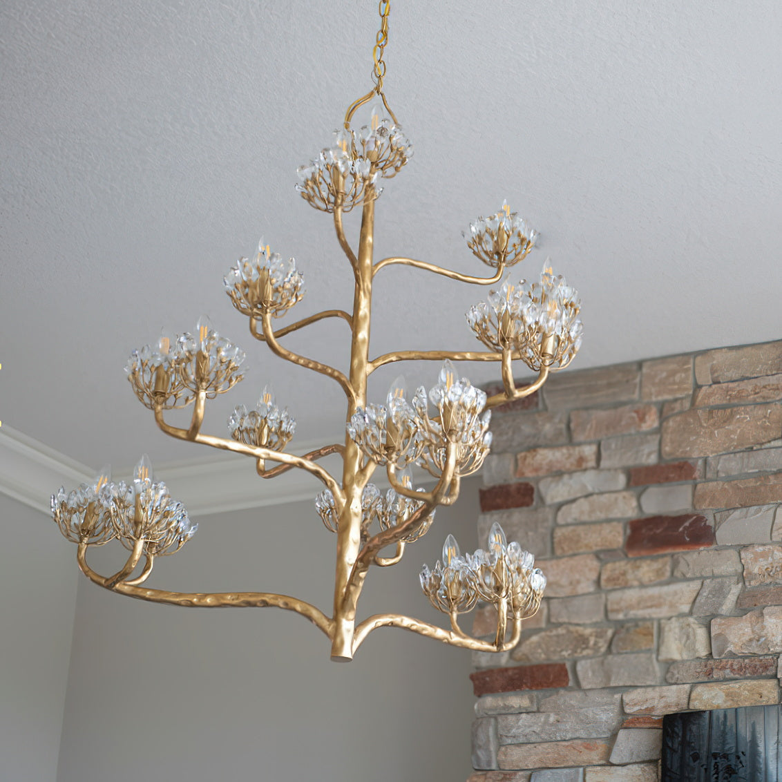 Agave Postmodern Luxury Americana Crystal Chandelier