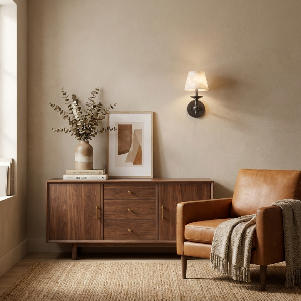 Corvenford Alabaster Wall Sconce