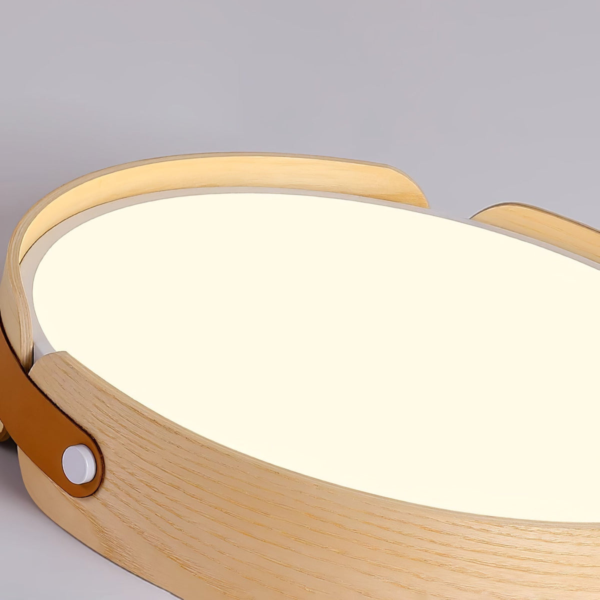 Rosestead Wood Flush Mount Ceiling Light
