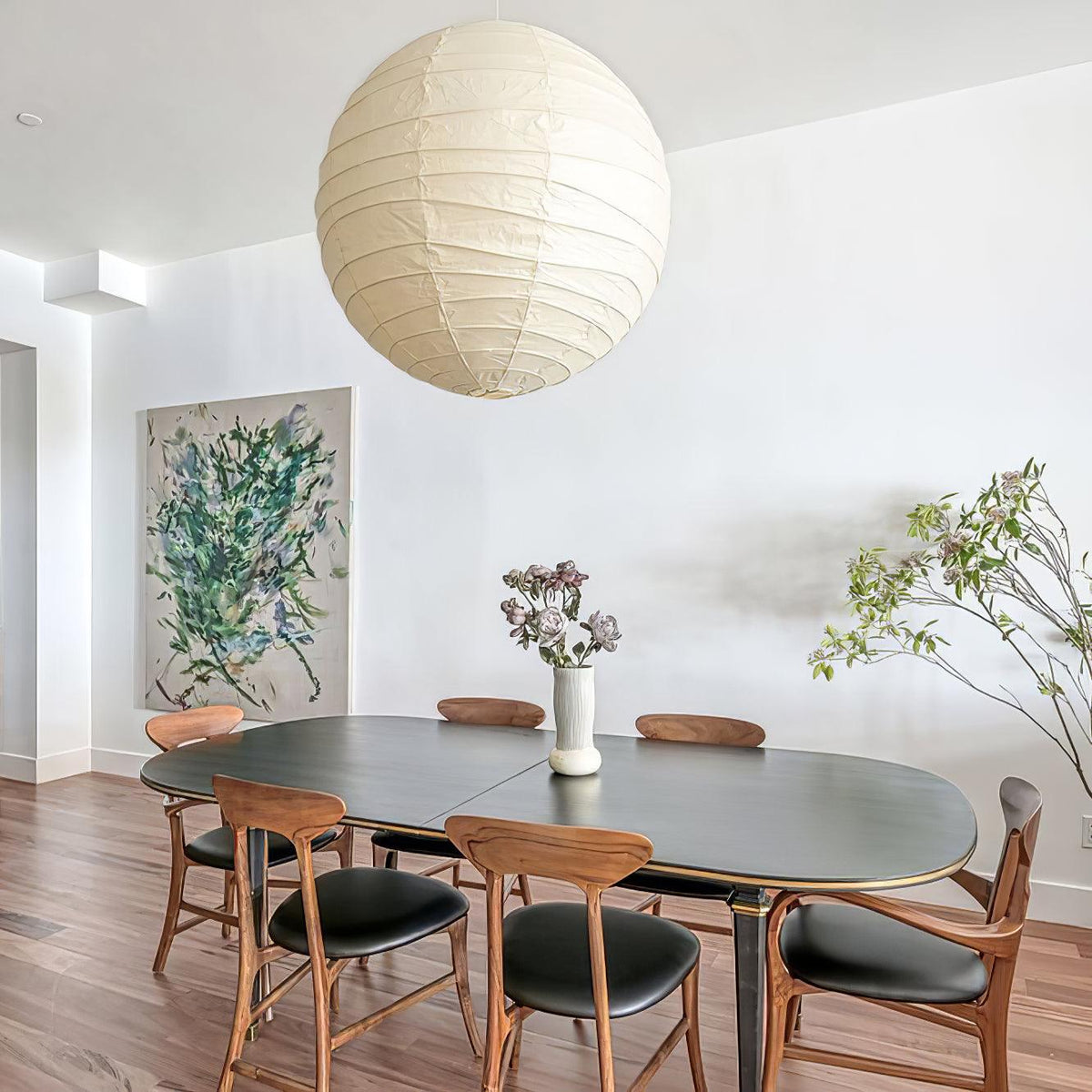 Dulapod Pendant Light Japanese Paper Globe