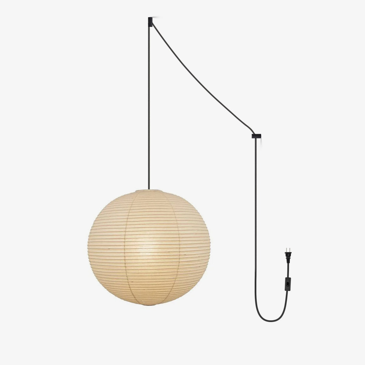 Rotolem Pendant Swag Light Mulberry Silk