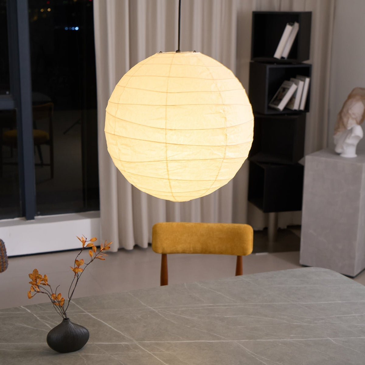 Dulapod Pendant Light Japanese Paper Globe