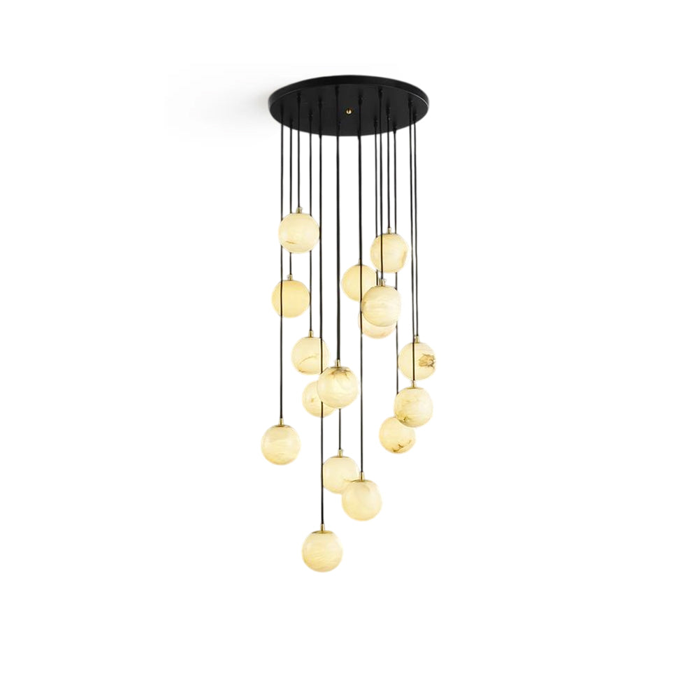 Taren Alabaster Chandelier Balls Cluster