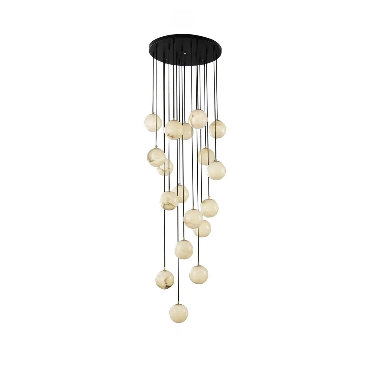 Taren Alabaster Chandelier Balls Cluster