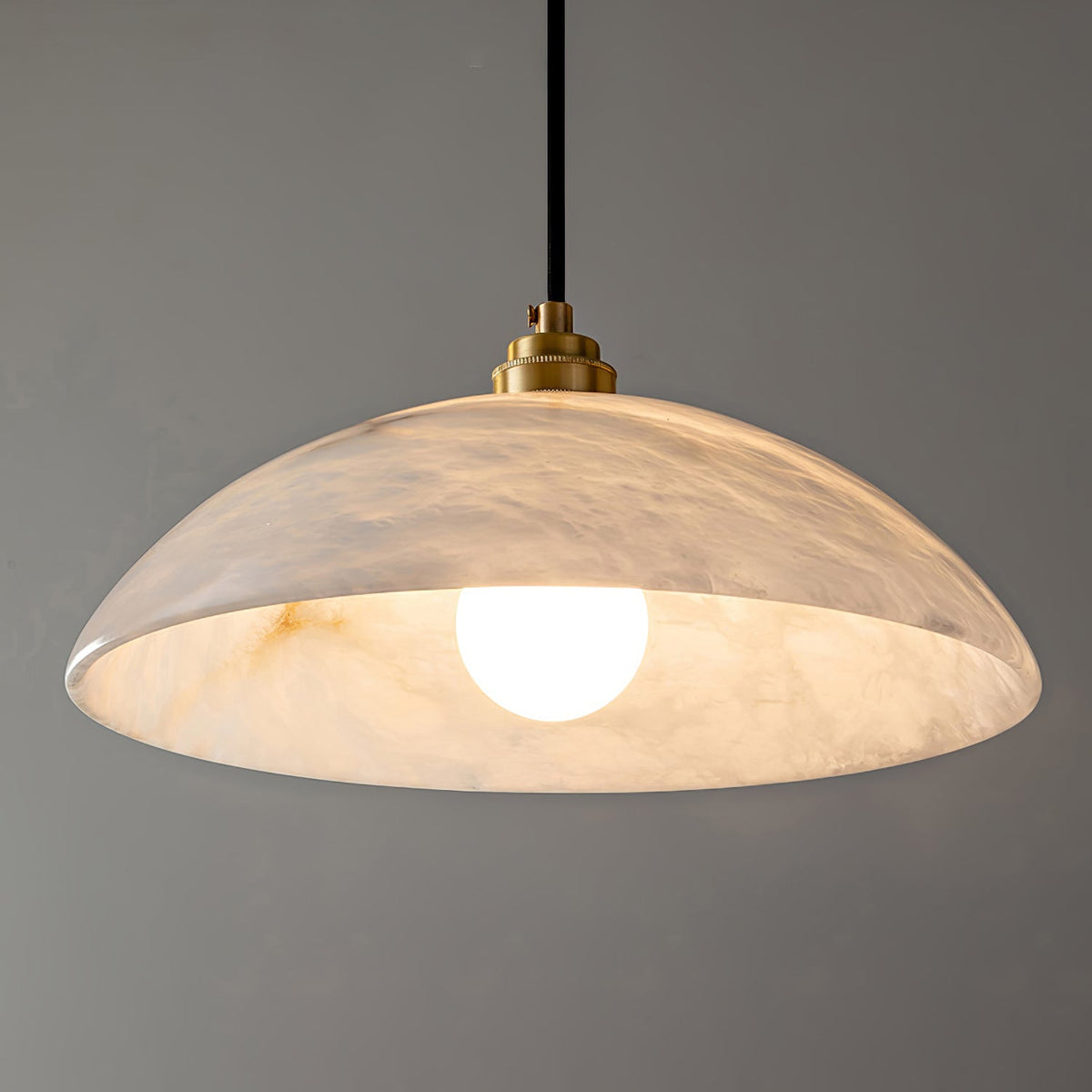 Westmere Alabaster Dome Pendant Light