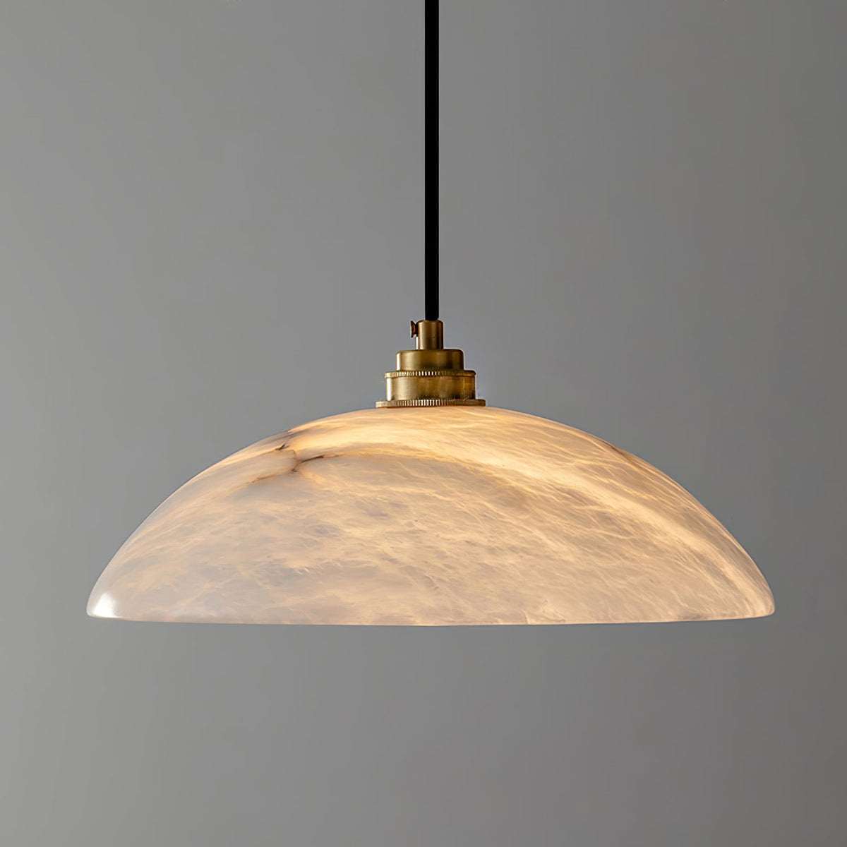 Warenol Minimalist Alabaster Pendant Light