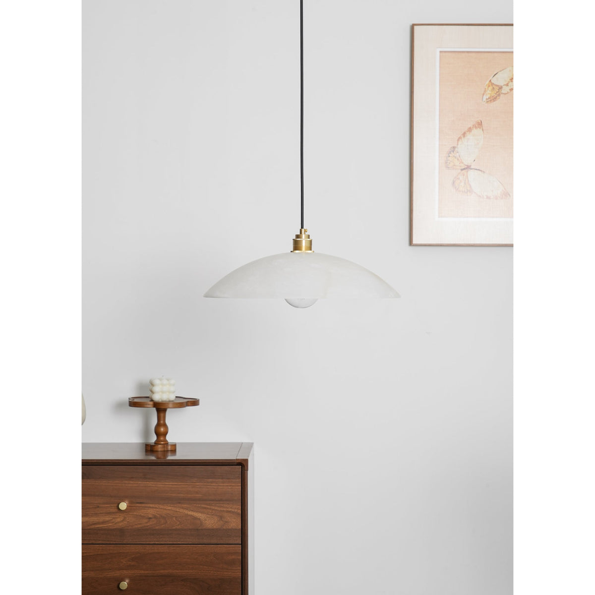 Westmere Alabaster Dome Pendant Light