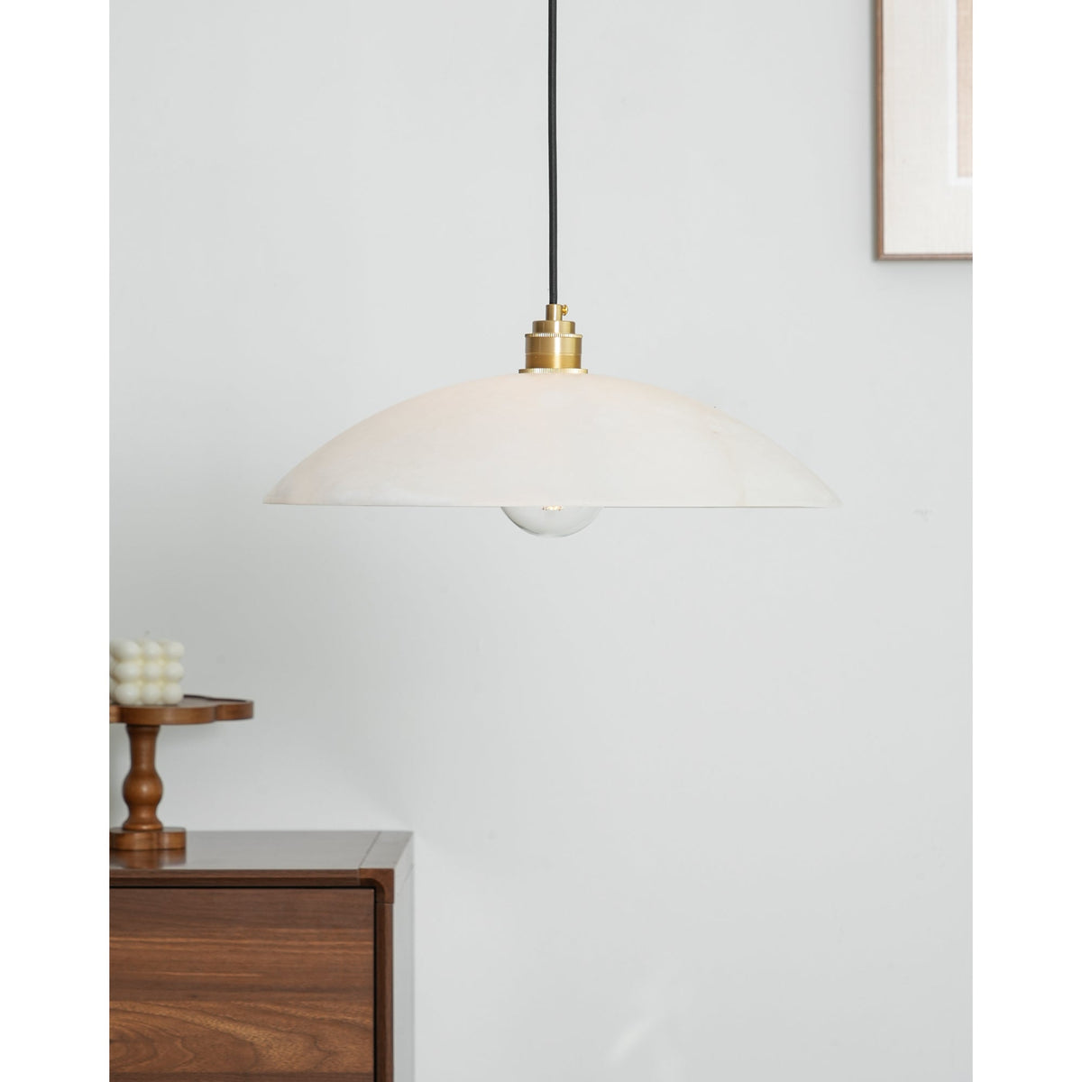 Westmere Alabaster Dome Pendant Light