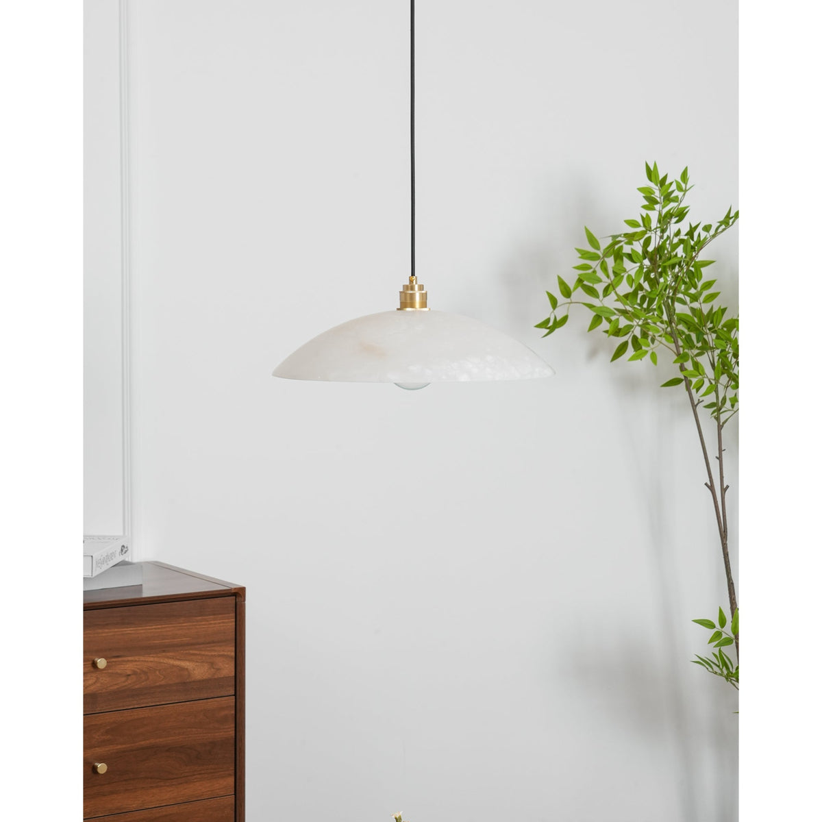 Westmere Alabaster Dome Pendant Light