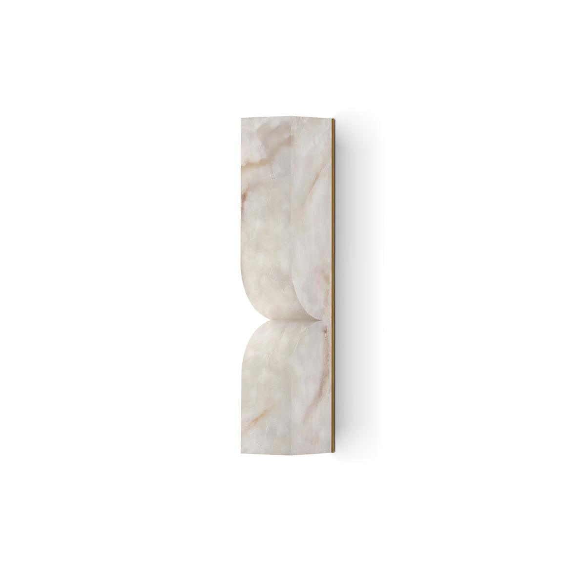 Lena Alabaster Rectangular Plug Wall Lamp