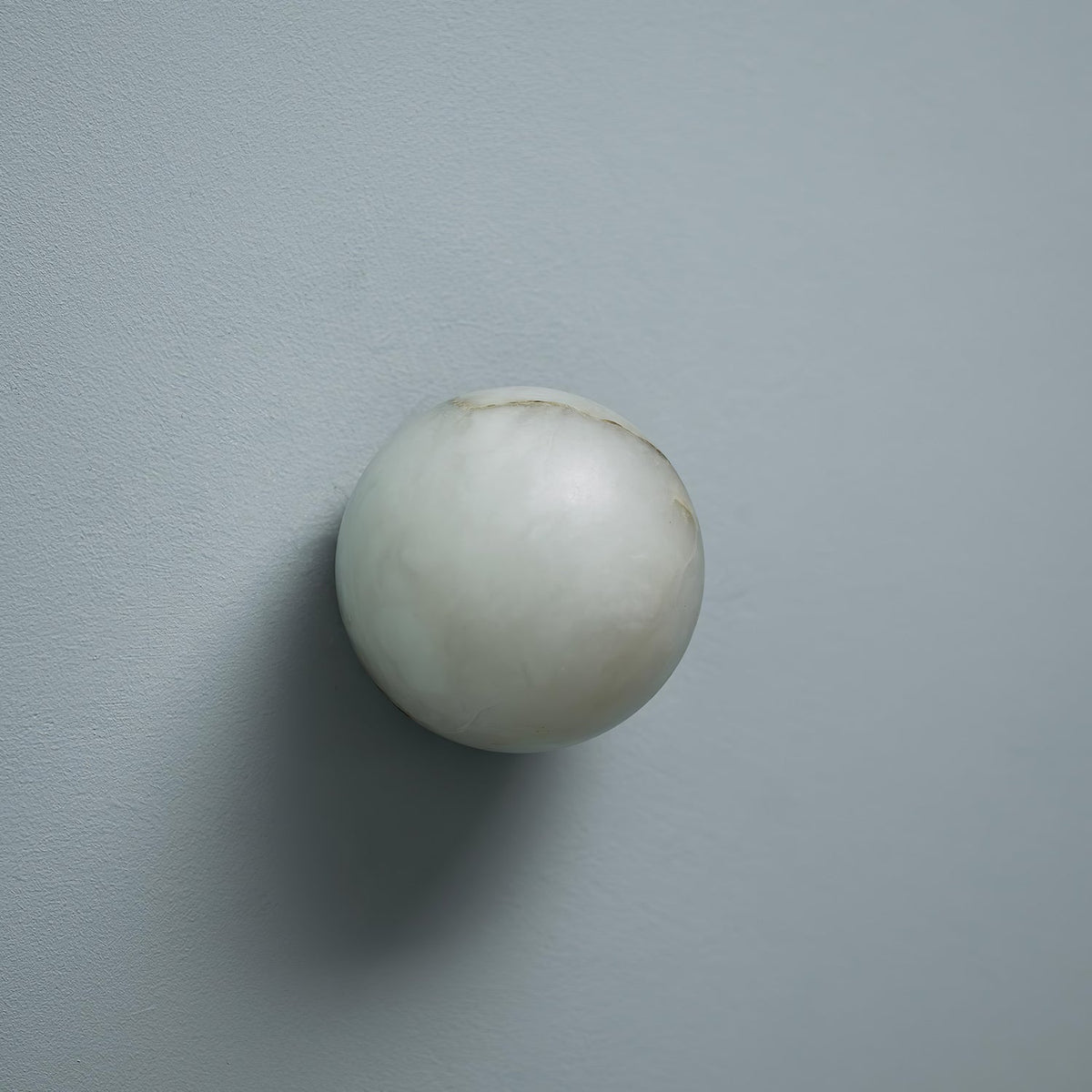 Jadugen Alabaster Mini Orb Wall Lamp