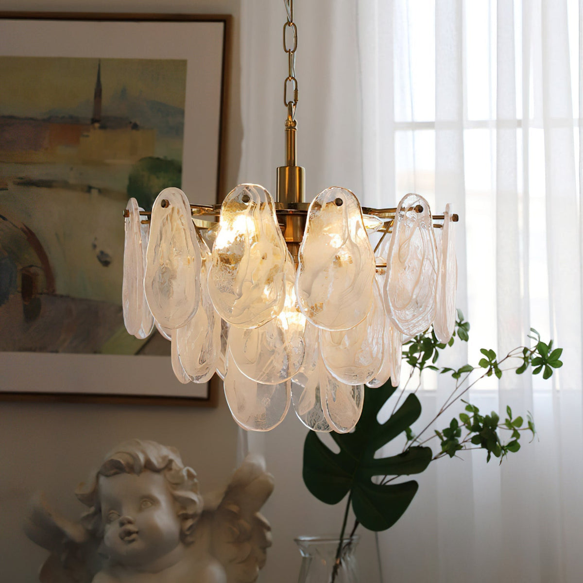 Nuvella Glass Chandelier