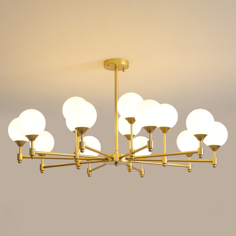 Vatnuvyi Minimalist Globe Glass Chandelier