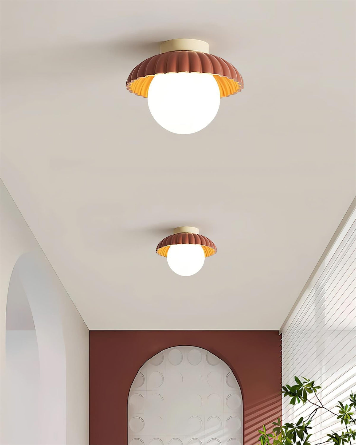 Tegatik Glow Flush Mount Ceiling Light