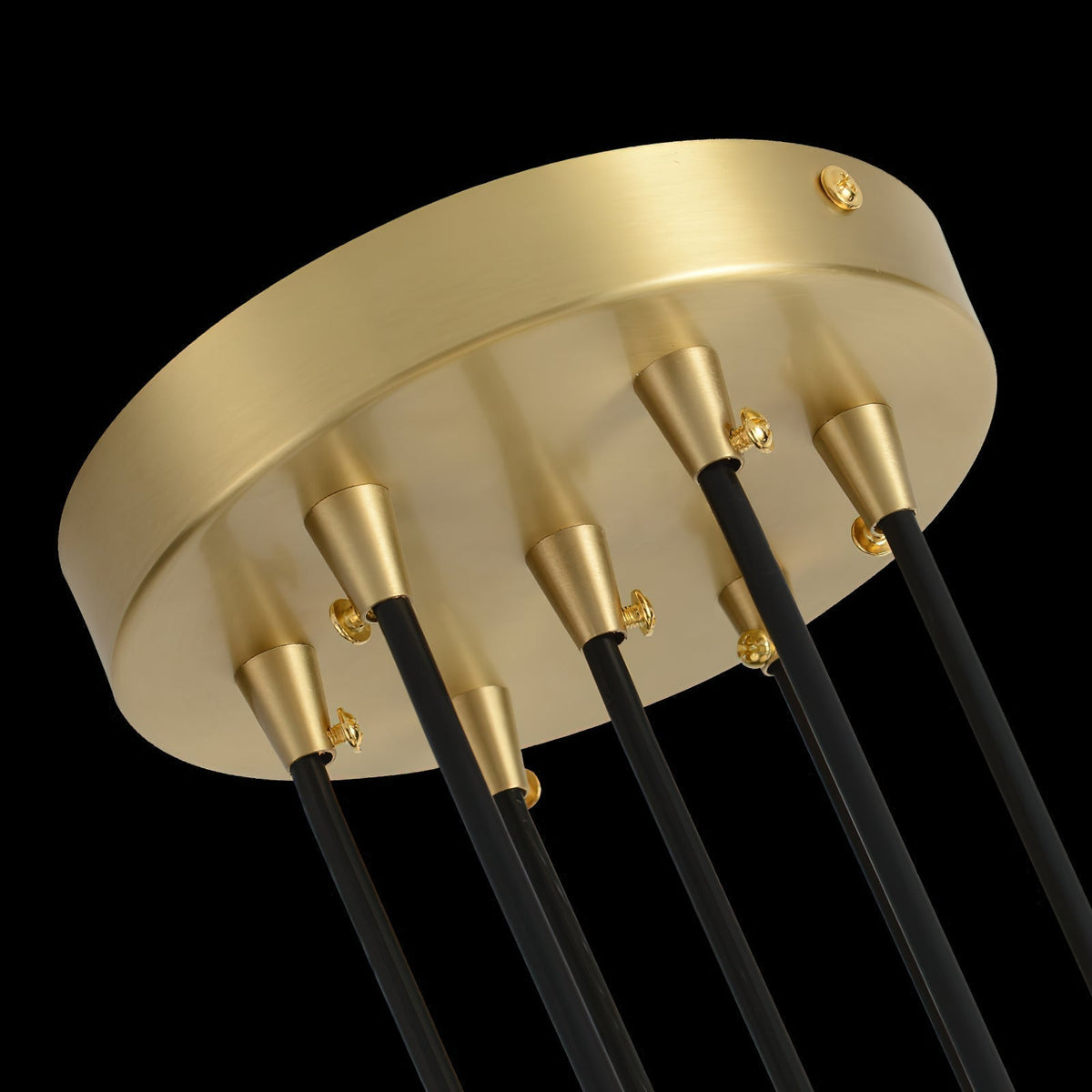 Zoruvyi Modern Minimalist Ball Drop Glass Chandelier