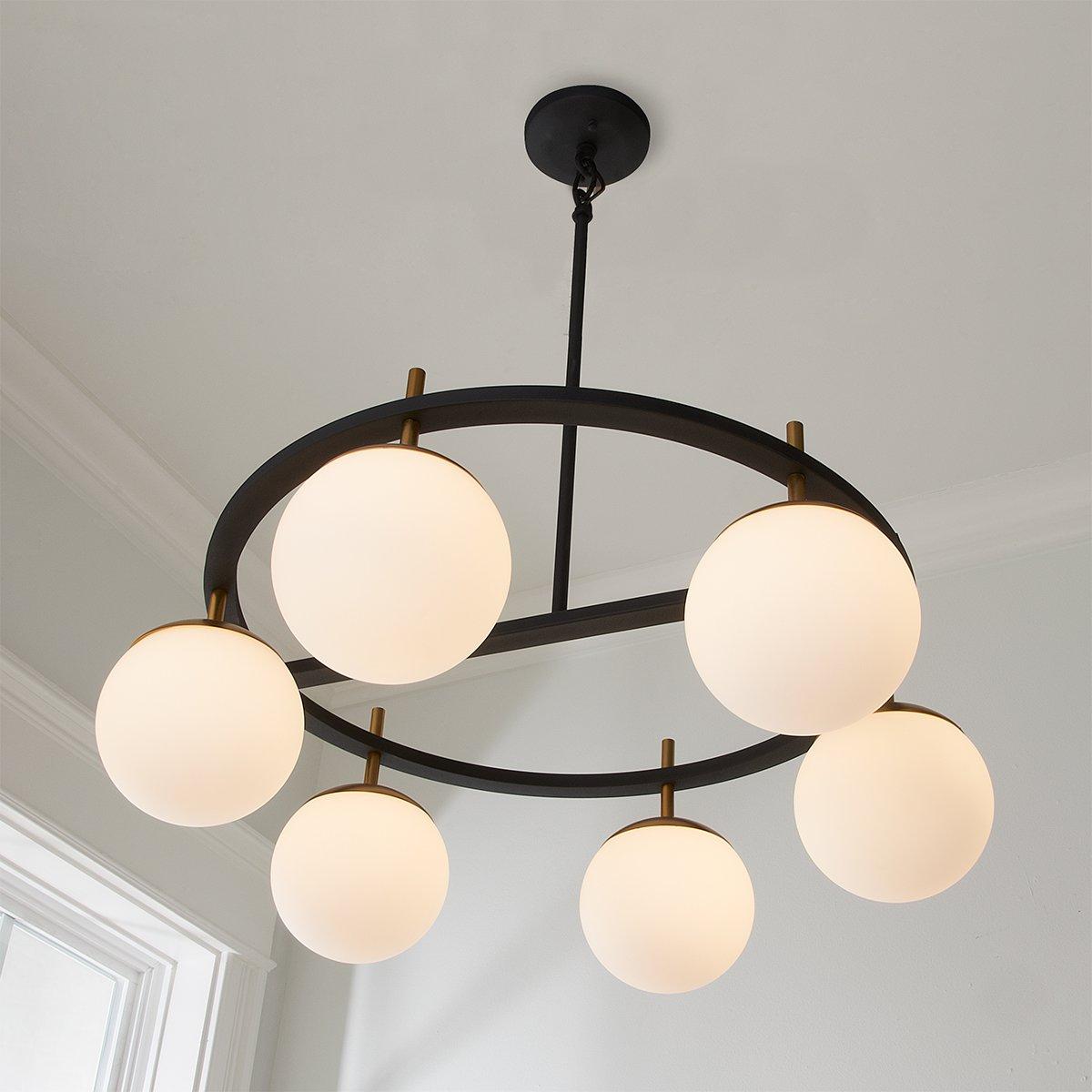 Ornuvyn Modern Minimalist Glass Chandelier