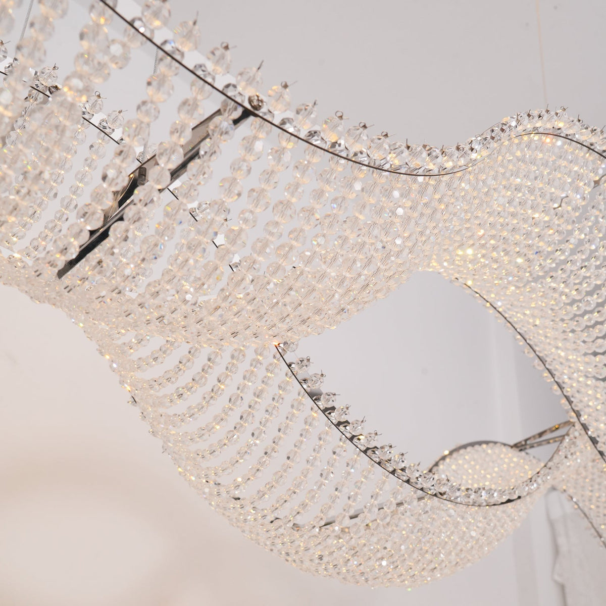 Caelox Postmodern Luxury Crystal Chandelier