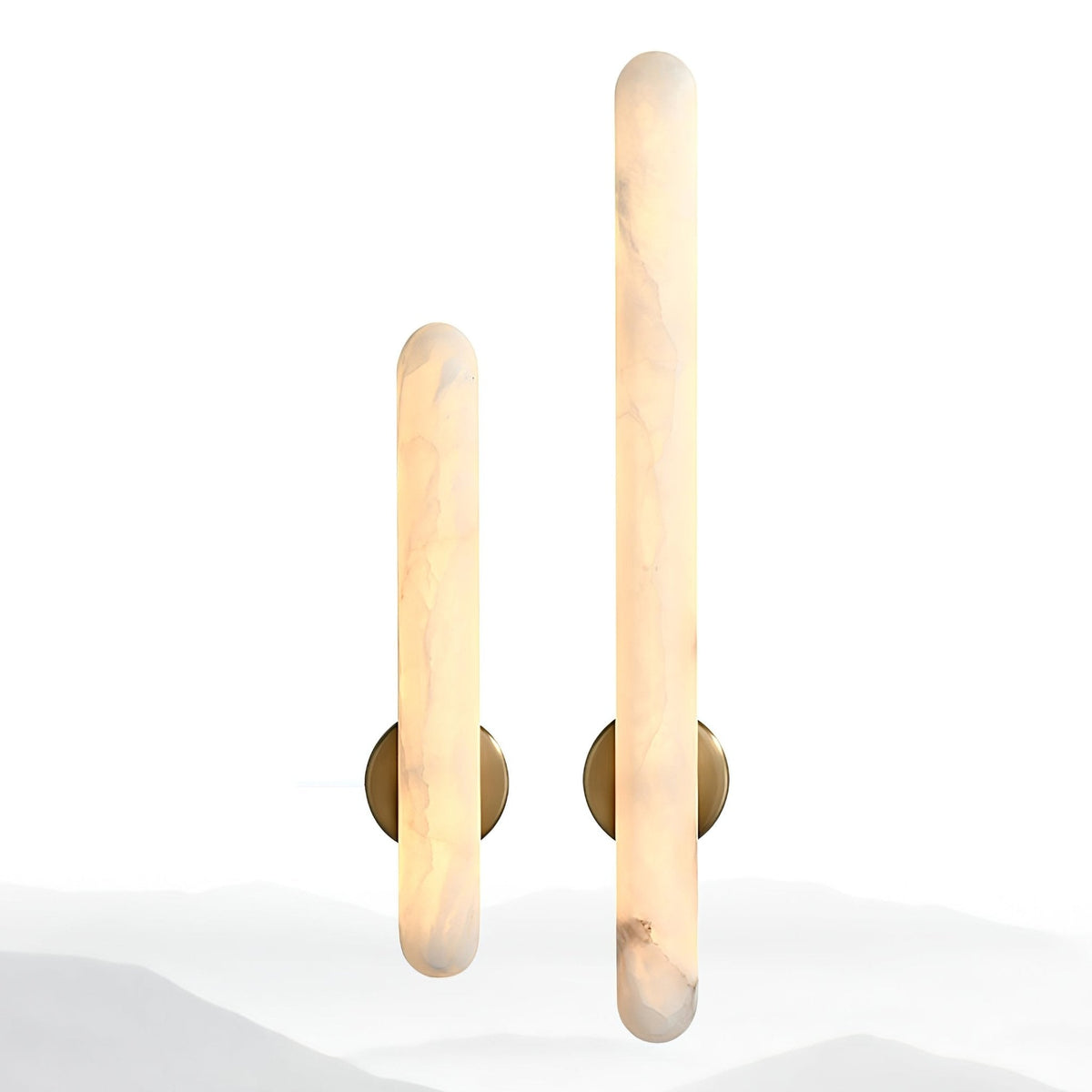 Elvenira Cylindrical Alabaster Wall Light