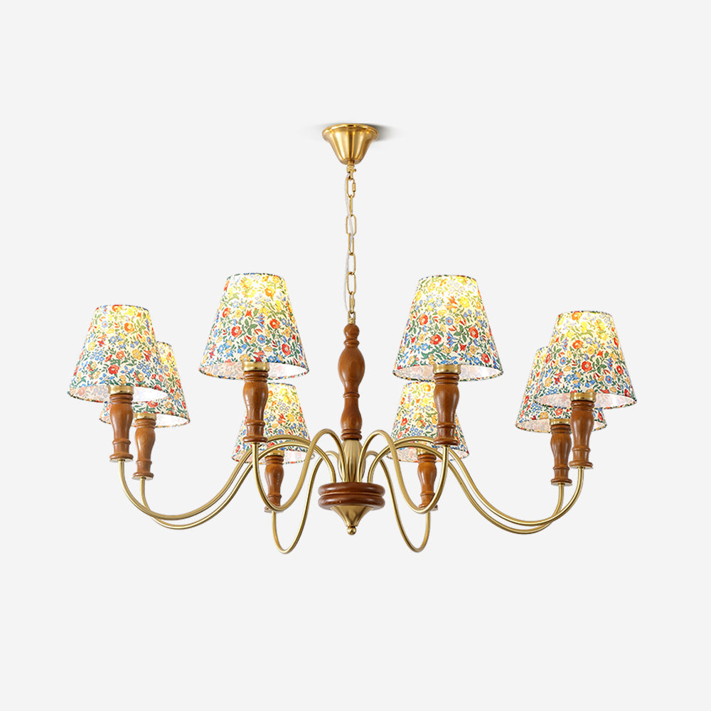 Cavivuk Chandelier Flower Fabric