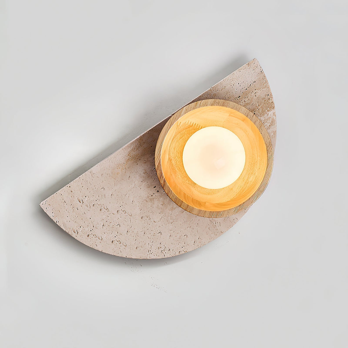 Dvaluvyi Individual Creativity Travertine Wall Lamp