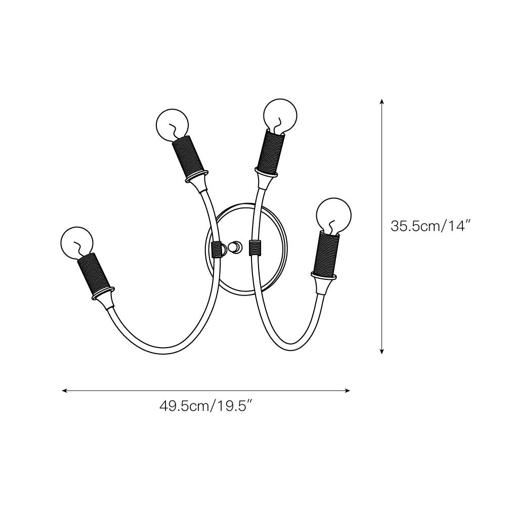 Fljotuvyn Modern Minimalist Metal Wall Lamp