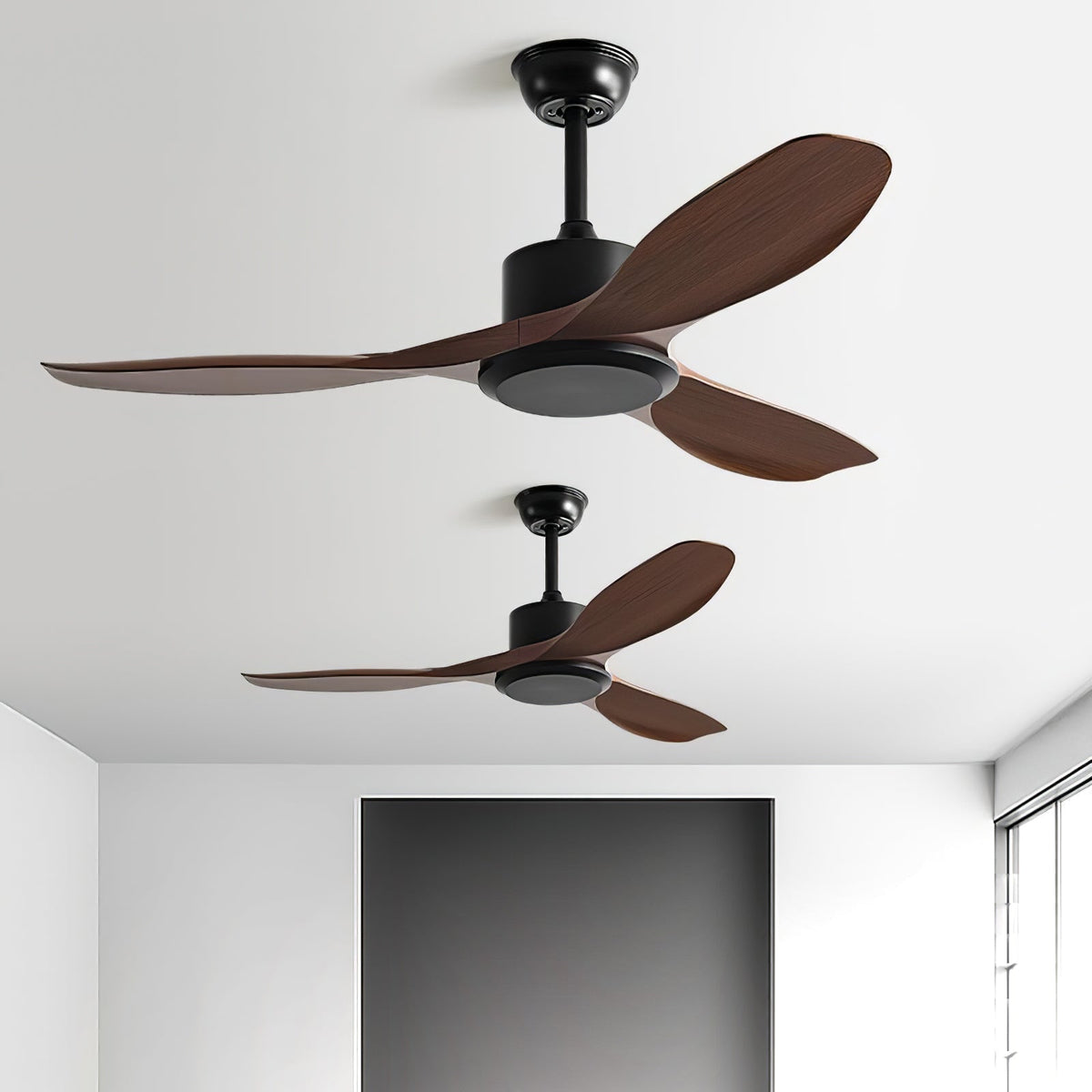 Aldaine Minimalist Wood Ceiling Fan