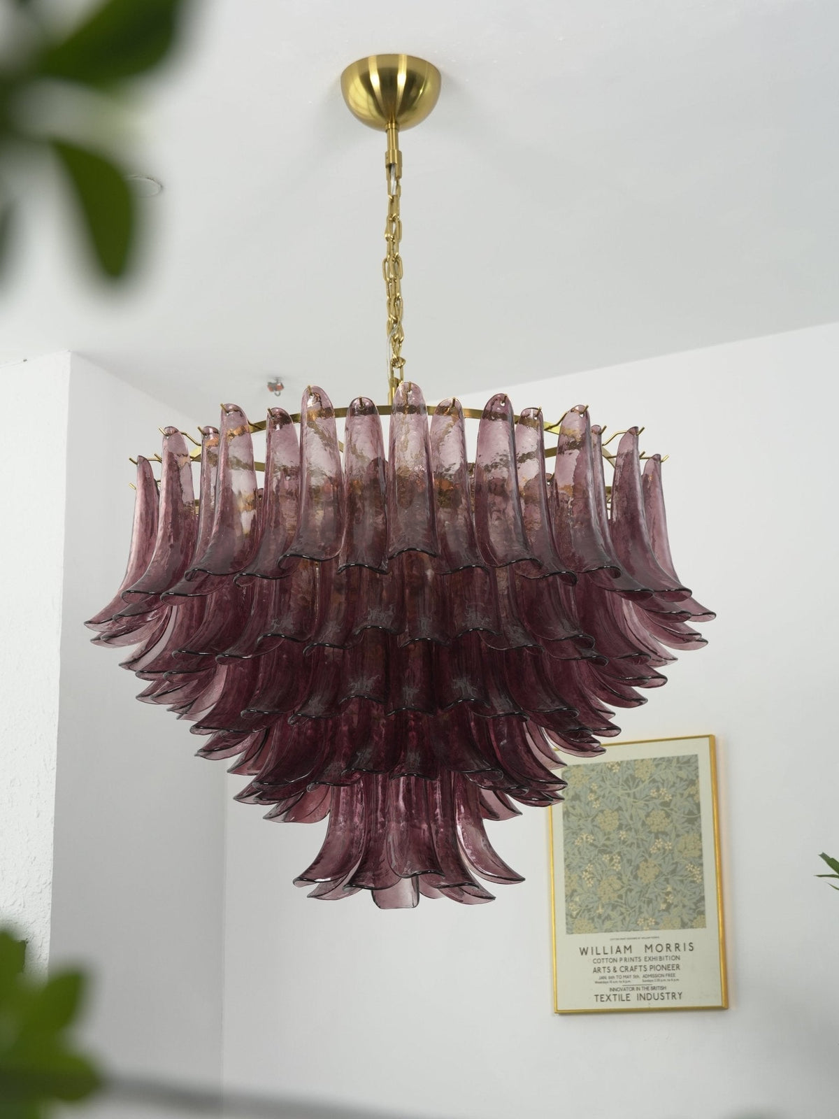 Amethyst Bloom Chandelier
