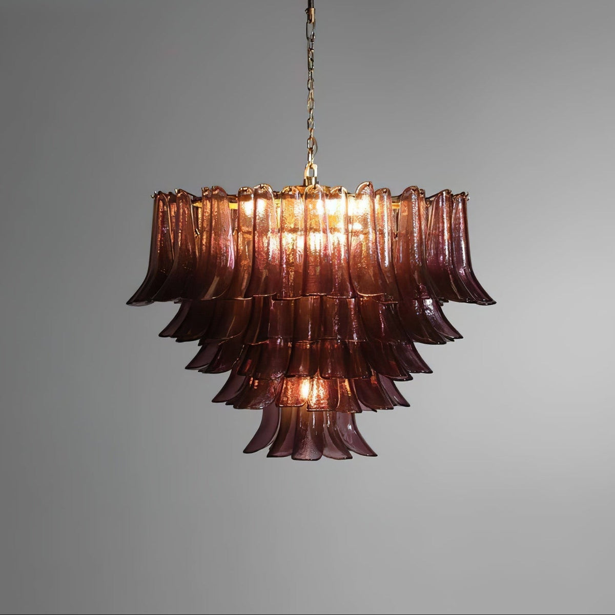 Amethyst Bloom Chandelier