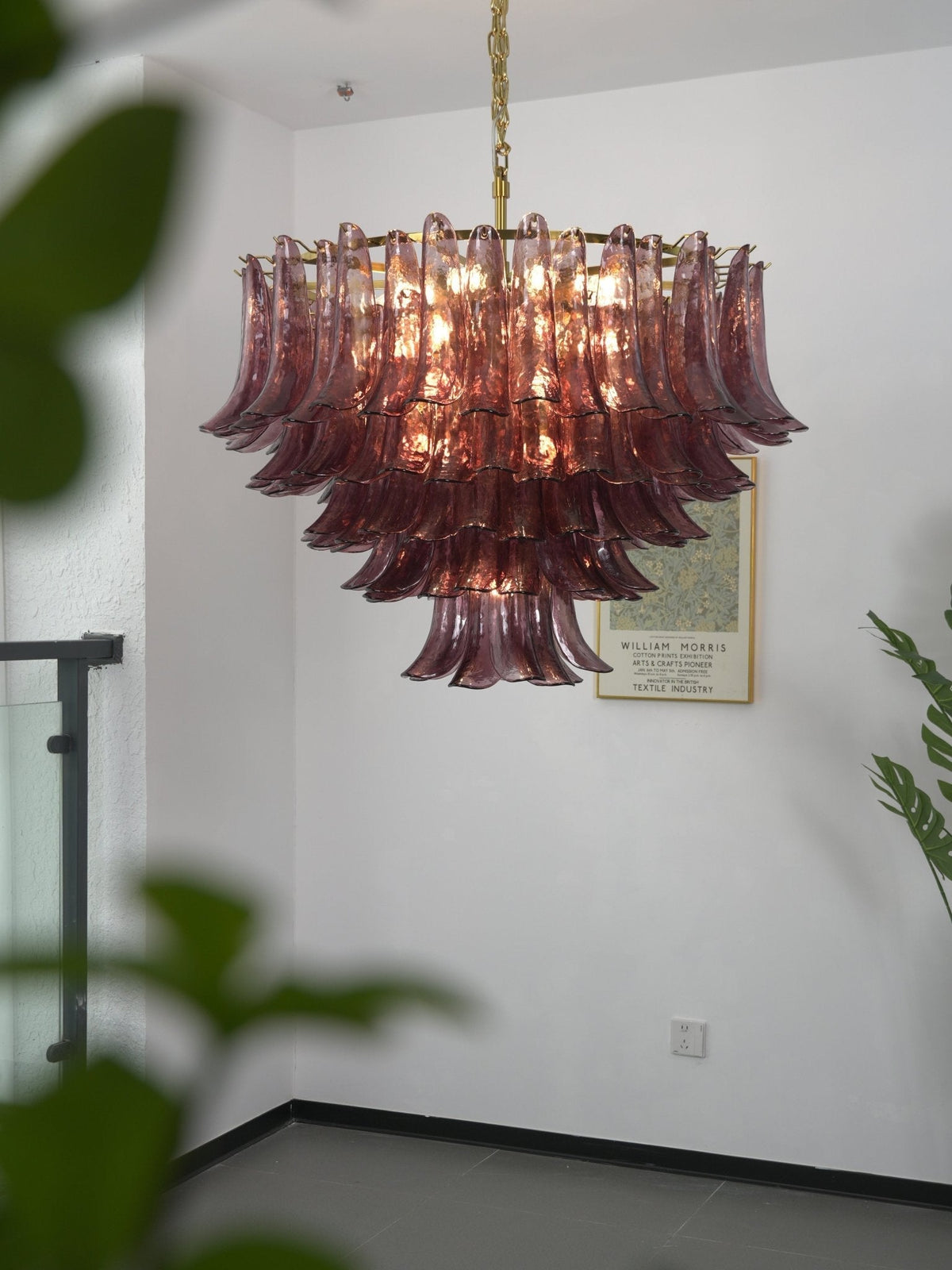 Amethyst Bloom Chandelier
