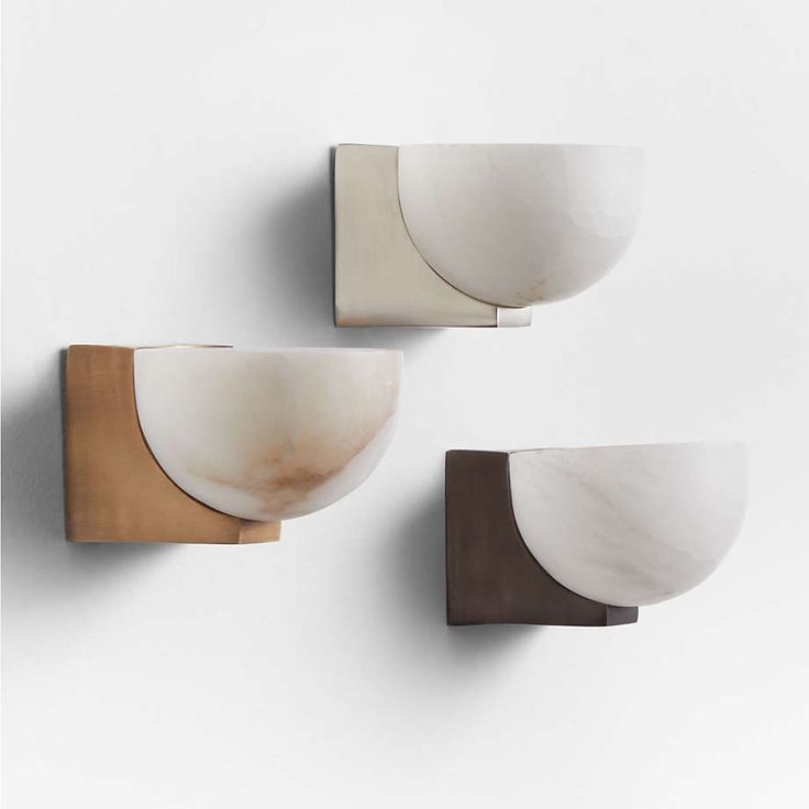 Ando Minimalist Alabaster Wall Lamp