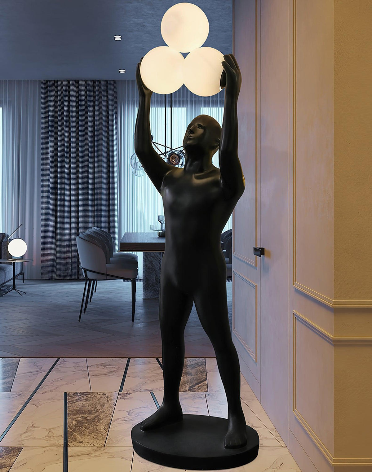 Avenoiella Statue Floor Lamp