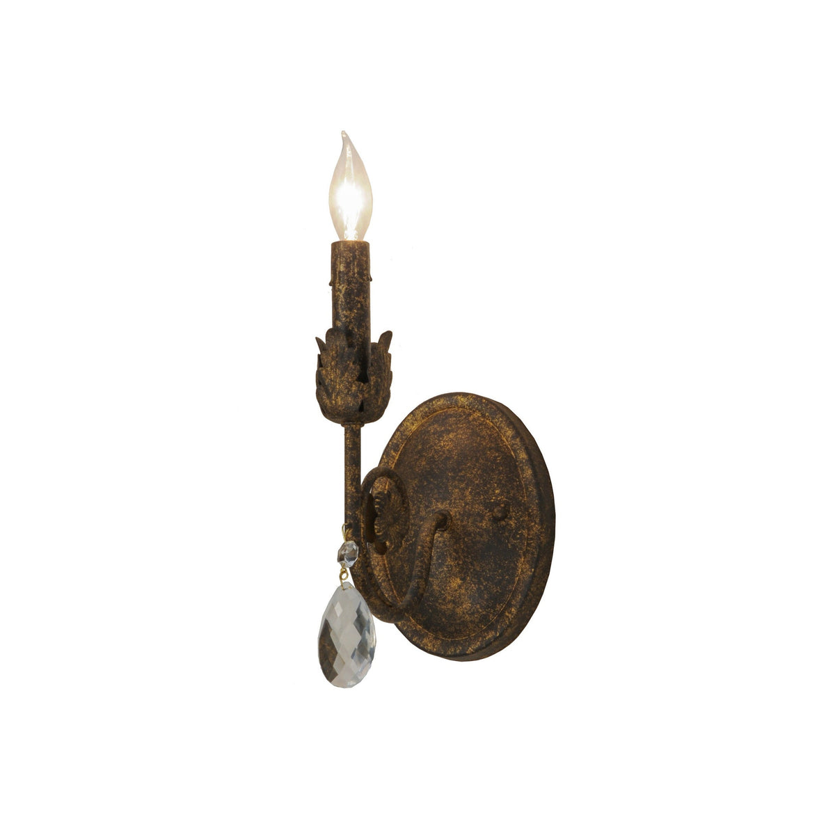 Mjolkuvyn Individual Creativity Metal Crystal Wall Lamp